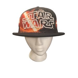 Black Star Wars Hat with Graphics EUC Unisex